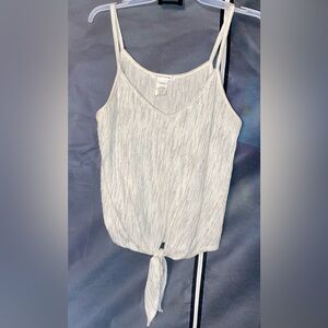 Women's Gray Sleeveless Top